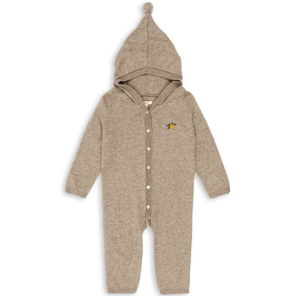 Konges Slojd Body dziecięce Mattou Light Brown