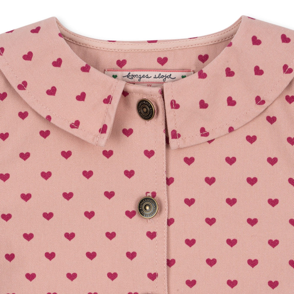 Konges Slojd Koszula dziewczęca Nola Sequin Berry Coeur