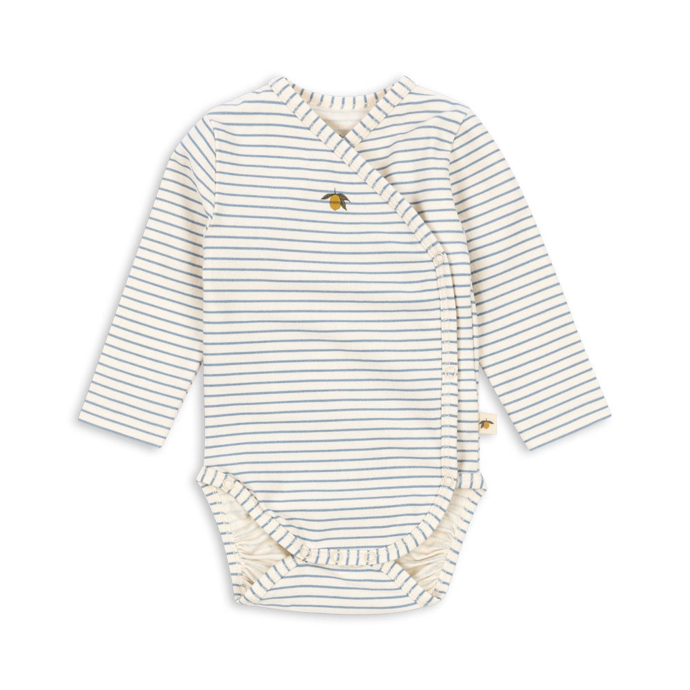 Konges Slojd Body dla niemowlaka Stripe Bluie