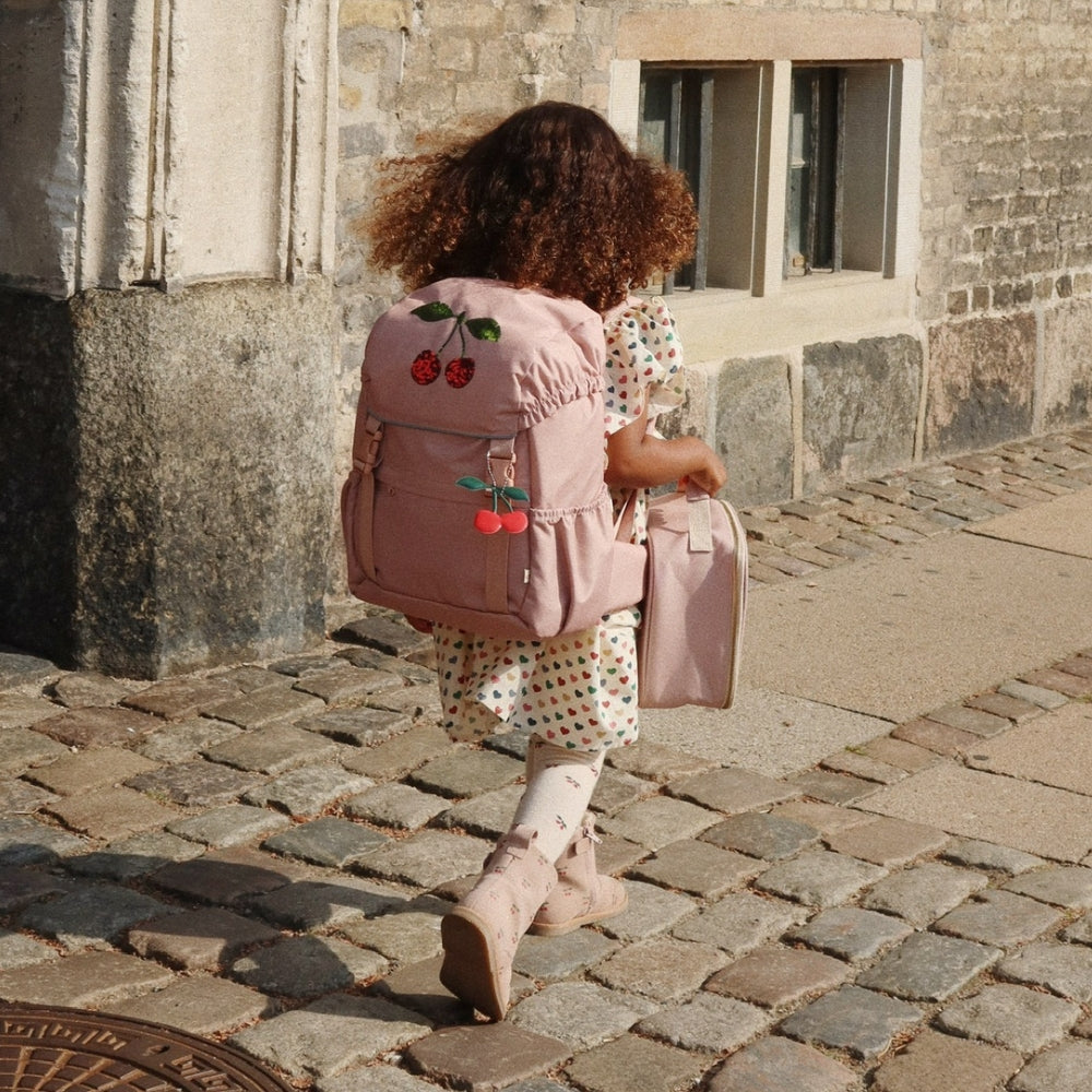 Konges Slojd Plecak szkolny dla dziewczynki Clover Mahogany Rose