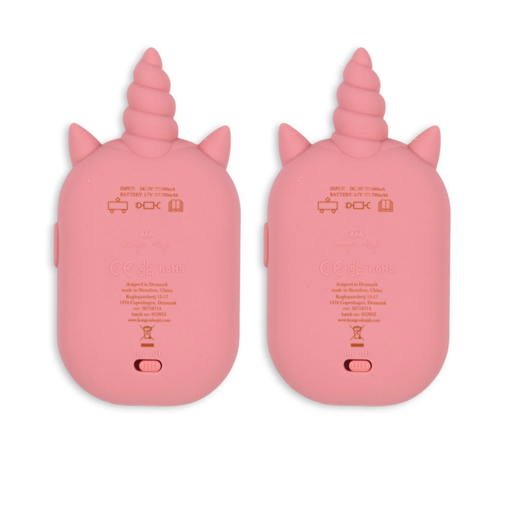 Konges Slojd Walkie talkie dla dzieci Glitter Unicorn