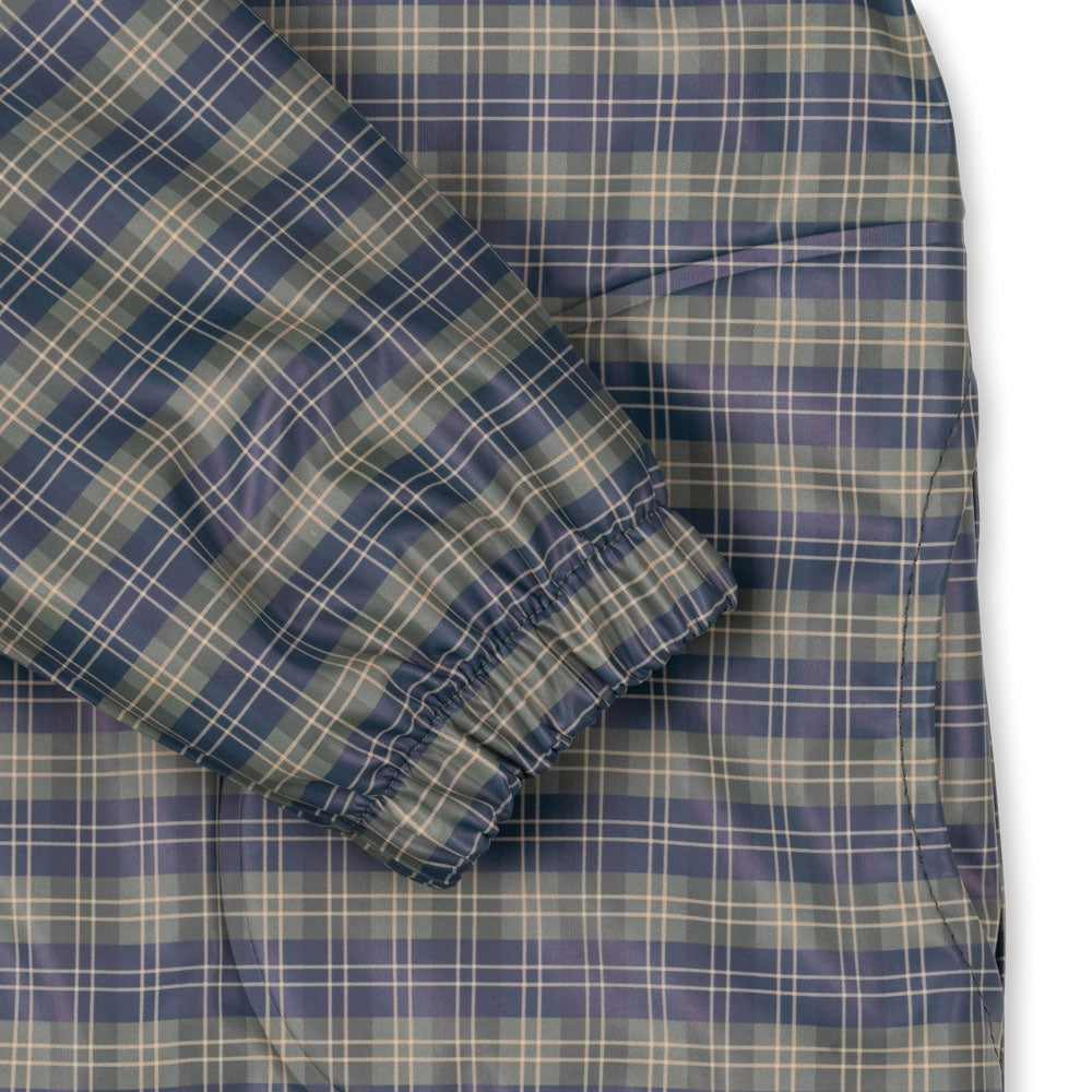 Konges Slojd Kurtka i spodnie przeciwdeszczowe dla dzieci Rainy Palme Set Laurel Blue Check