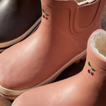 Konges Slojd Kalosze dziecięce Roi Rain Low Cameo Brown
