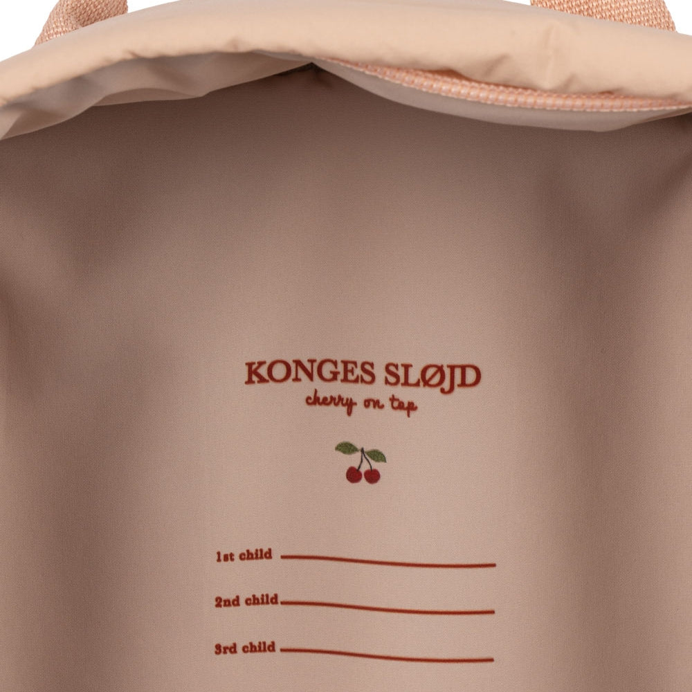 Konges Slojd Plecak dziecięcy pikowany z cekinami Midi Juno Cameo Rose