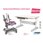 Mayer Zestaw krzesło MyChamp różowe + biurko Expert