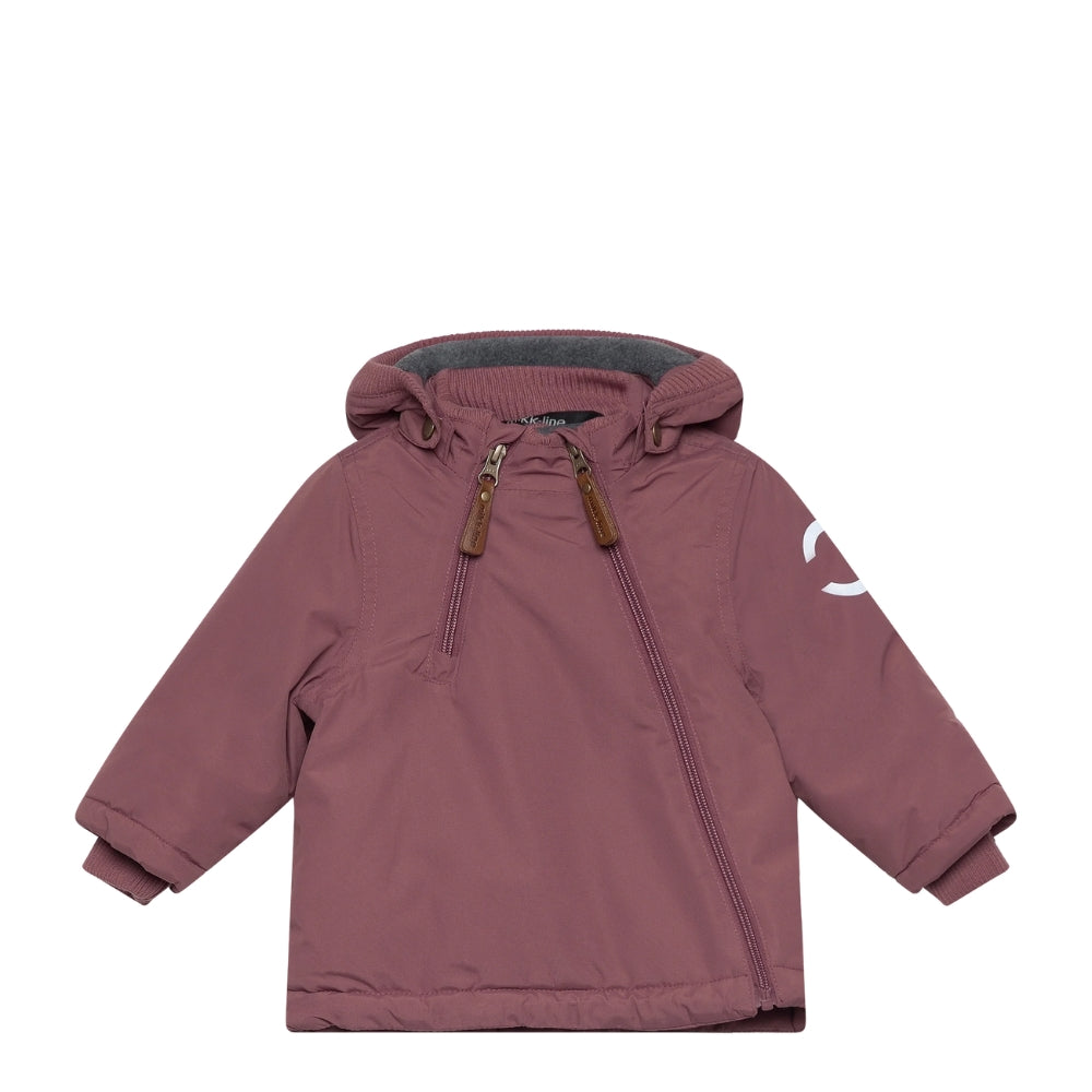 Mikk line Kurtka zimowa dla niemowlaka Solid Rose Brown