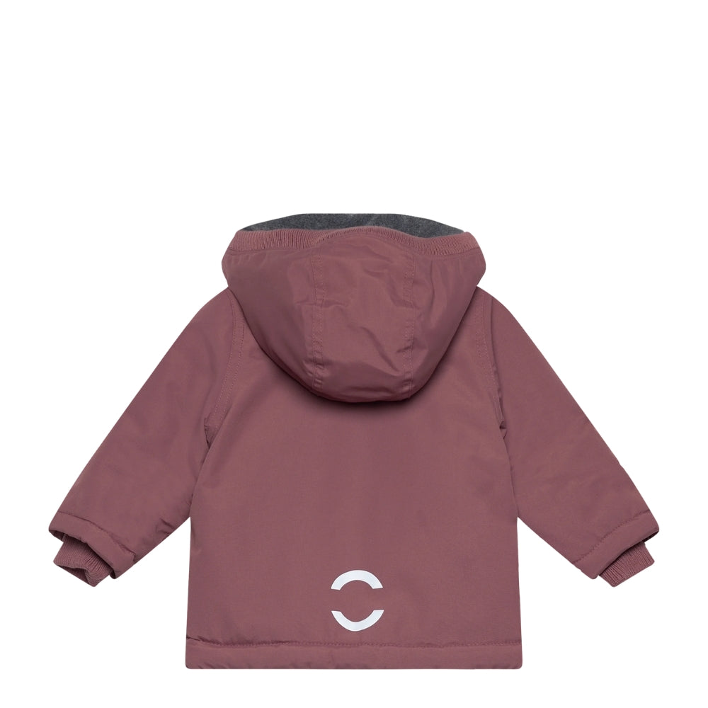 Mikk line Kurtka zimowa dla niemowlaka Solid Rose Brown