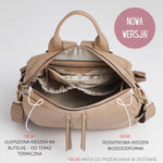Joissy Plecak i torba dla mamy 2w1 JOISSY MINI sand / light gold 2.0