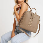 Joissy Plecak i torba dla mamy 2w1 JOISSY MINI sand / light gold 2.0