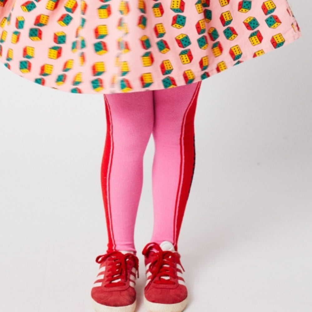 Bobo Choses Rajstopy dla dzieci Block Tights Pink