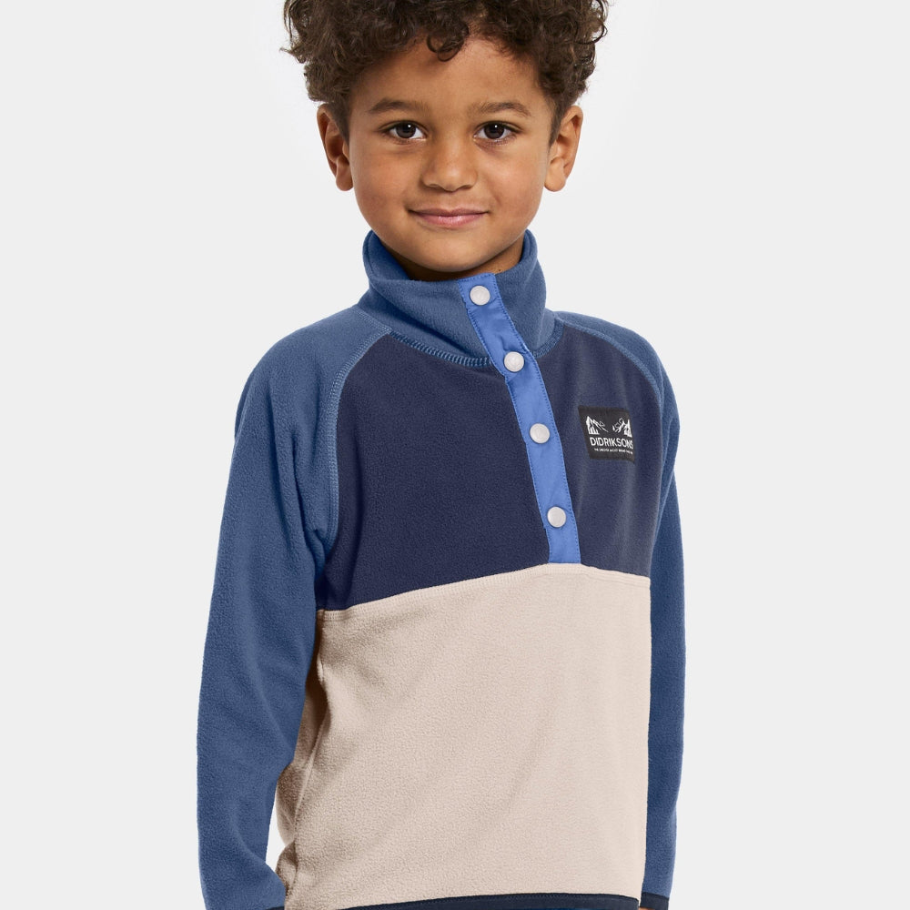 Didriksons Polar dziecięcy z guzikami Monte Beach beige