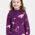 Didriksons Zapinana bluza dziecięca Monte Winter Ocean Purple