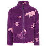Didriksons Zapinana bluza dziecięca Monte Winter Ocean Purple