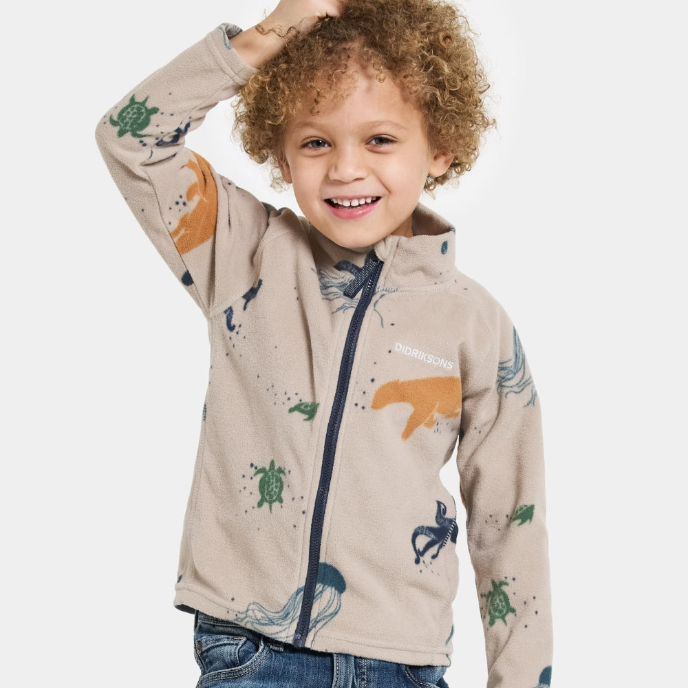 Didriksons Zapinana bluza dziecięca Monte Winter Ocean Multi