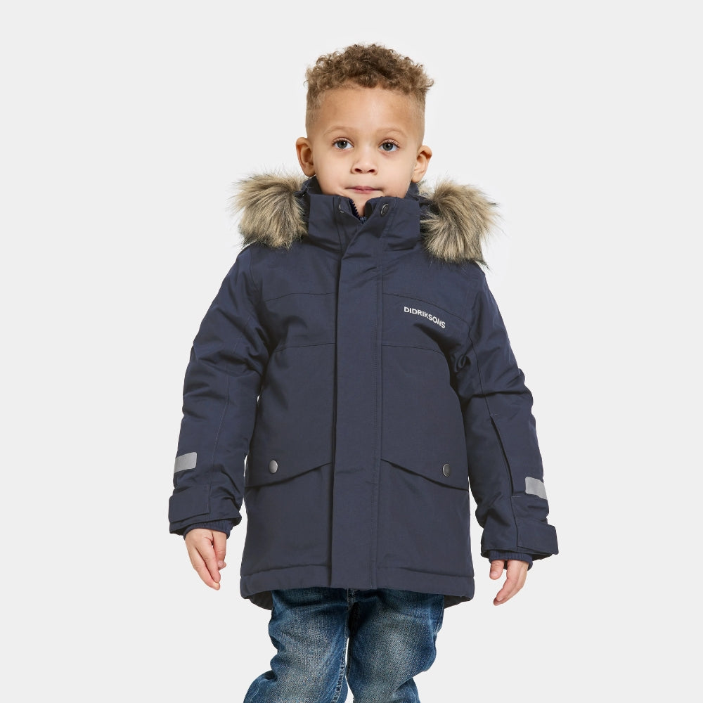 Didriksons Kurtka dziecięca Parka Bjarven Navy