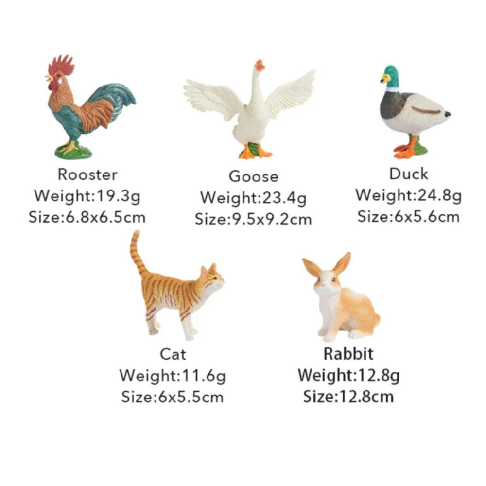 Mideer Figurki zwierzątek zestaw 11 szt - Farma