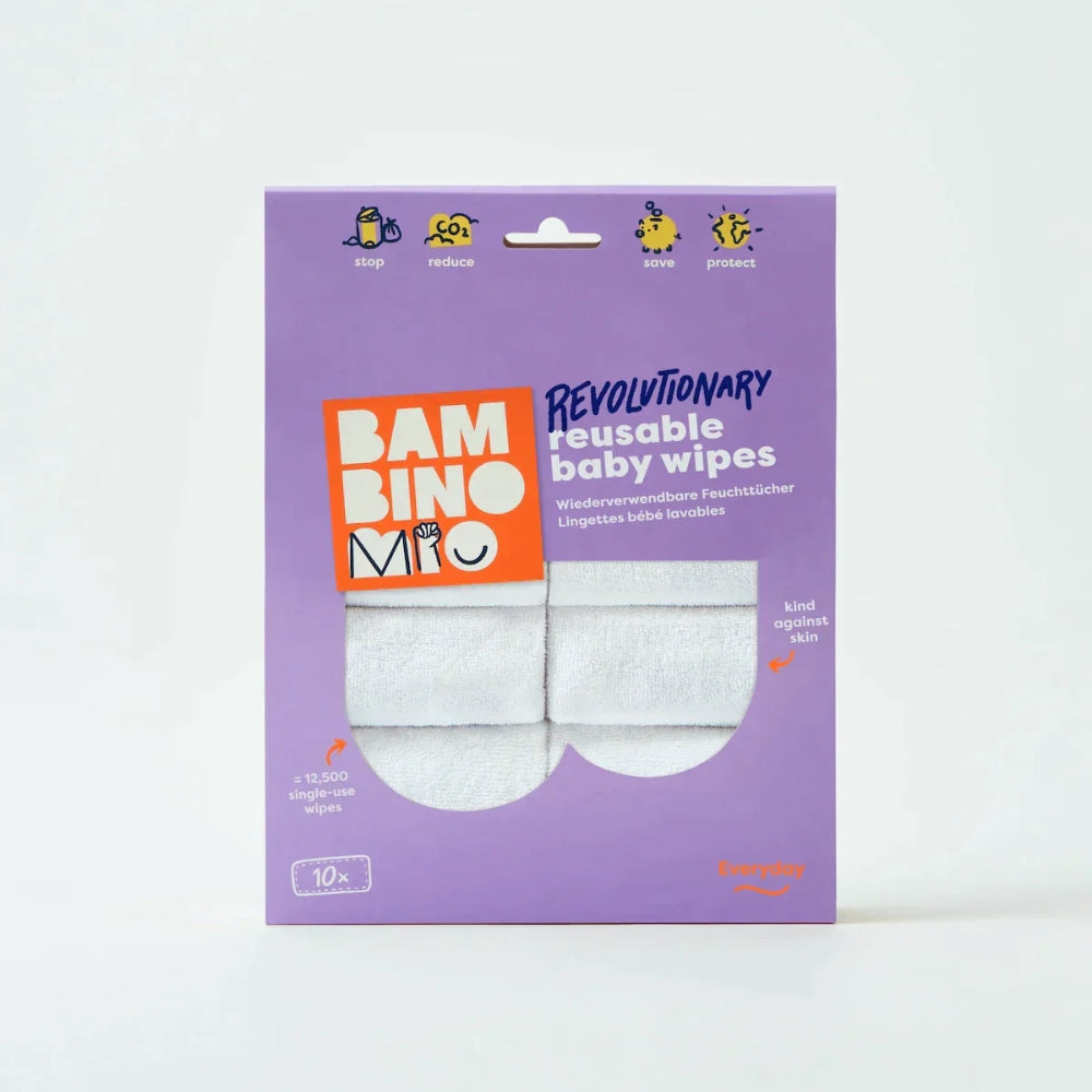 Bambino Mio Chusteczki wielorazowe 10-pak Snow