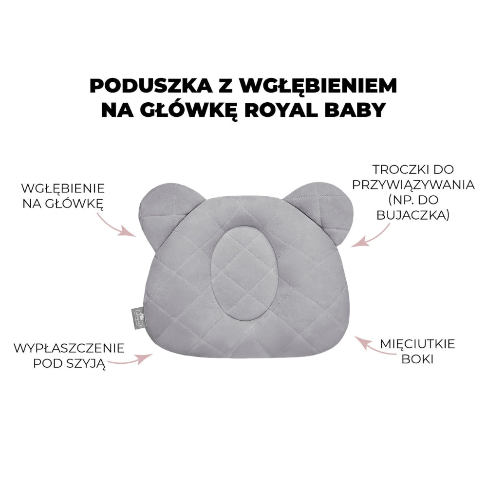 Sleepee Poduszka z wgłębieniem na główkę Royal Baby Sand