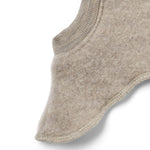 Wheat Kominiarka z wełny merino Eli Khaki Melange