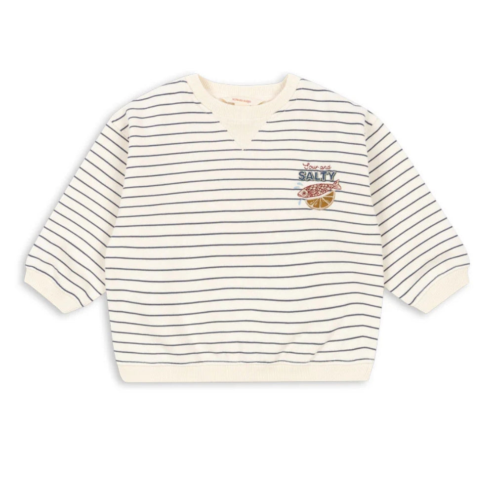 Konges Slojd Bluza dziecięca Amio Captains Blue/Antique White