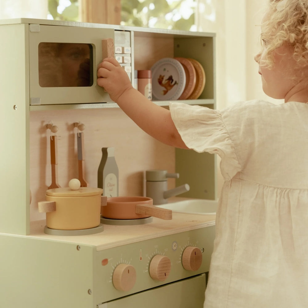 Little Dutch Drewniana kuchnia dla dzieci Miętowa