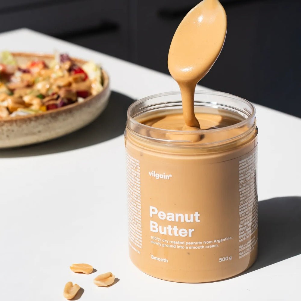 Vilgain Masło orzechowe bez dodatku cukru i soli, drobne orzeszki ziemne 1000g