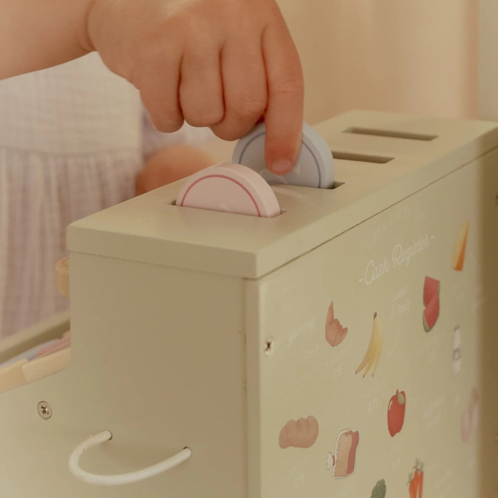 Little Dutch Drewniana kasa zabawkowa dla dzieci