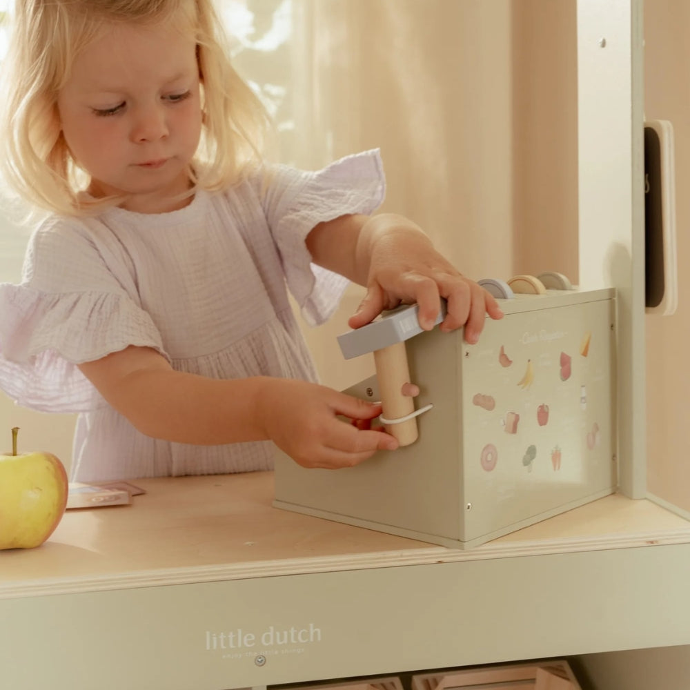 Little Dutch Drewniana kasa zabawkowa dla dzieci