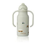 Liewood Bidon termiczny dla dzieci Kimmie 250 ml Vehicles / Dove blue