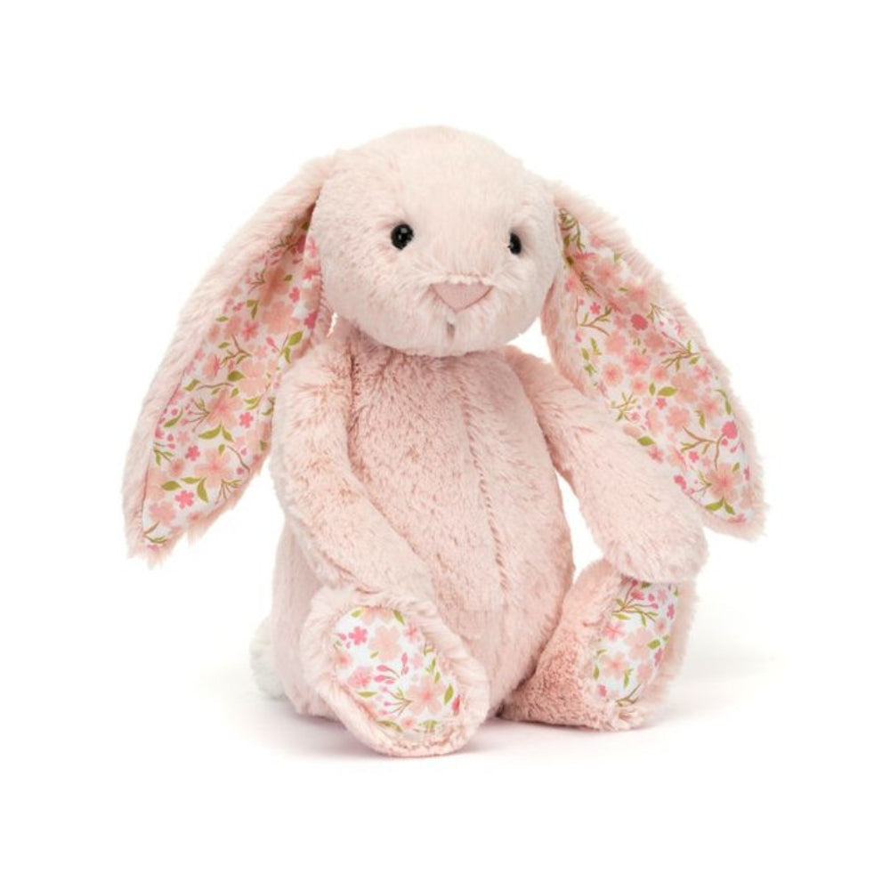 Jellycat Przytulanka Króliczek z Kwiecistymi Uszami Pudrowy Róż Cherry 31 cm