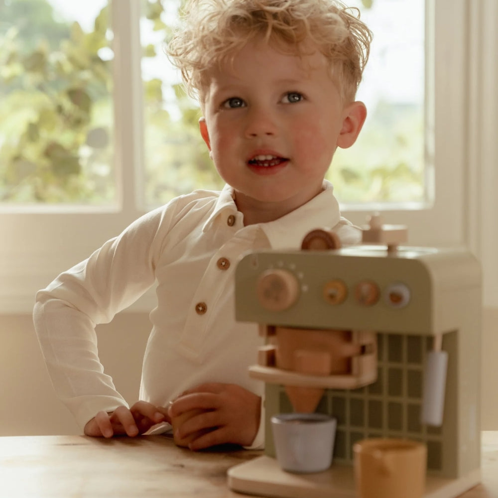 Little Dutch Drewniany Ekspres do kawy zabawkowy dla dzieci