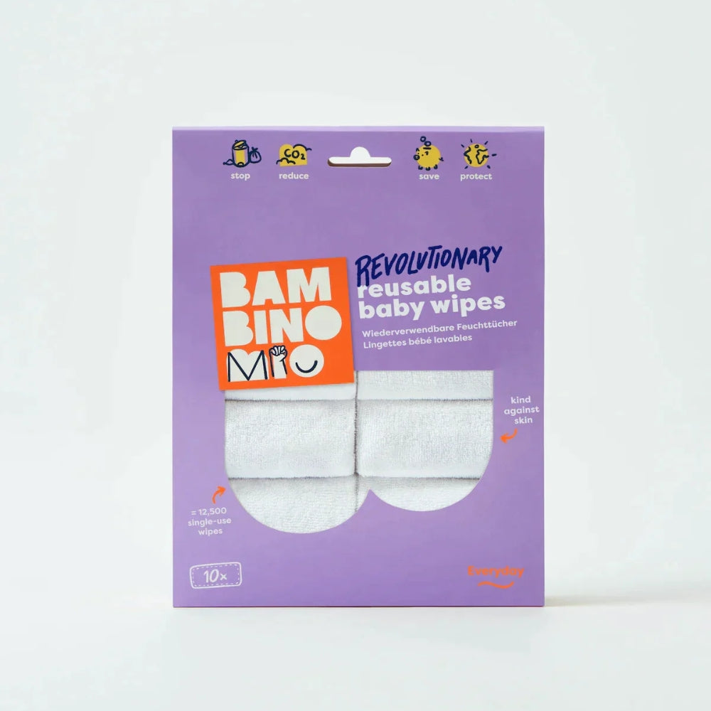 Bambino Mio Chusteczki wielorazowe 10-pak Cloud