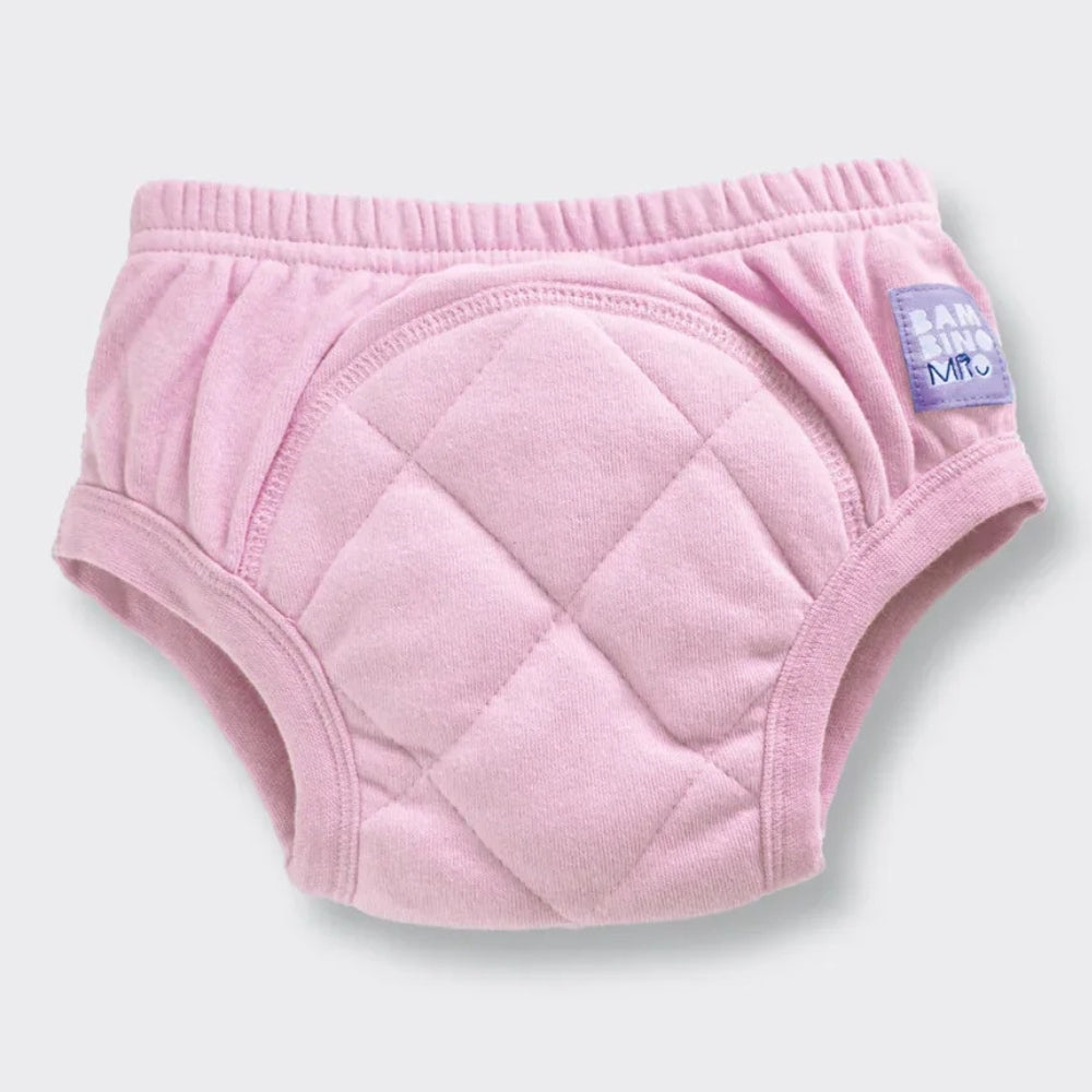 Bambino Mio Majtki treningowe dla dzieci pikowane Light Pink 3-4Y