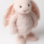 Jellycat Przytulanka Króliczek z Kwiecistymi Uszami Pudrowy Róż Cherry 31 cm