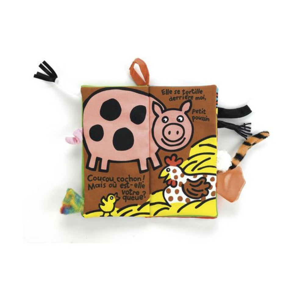 Jellycat Książeczka sensoryczna dla dzieci Coucou Ferme