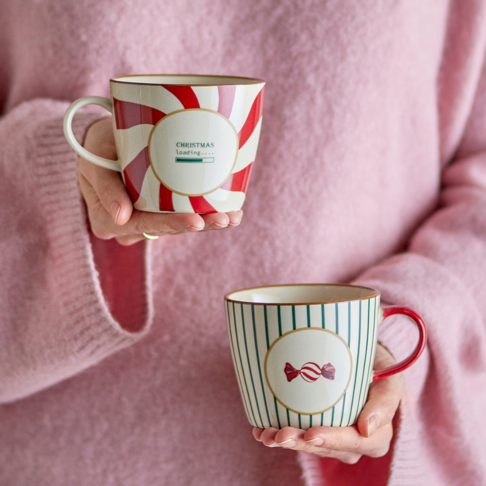 Bloomingville Kubki do kawy świąteczne Yule 2szt