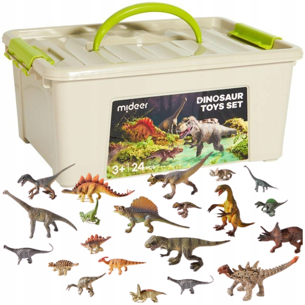 Mideer Figurki Dinozaurów zestaw 24 szt