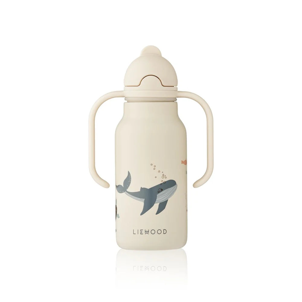 Liewood Bidon termiczny dla dzieci Kimmie 250 ml Sea creature / Sandy