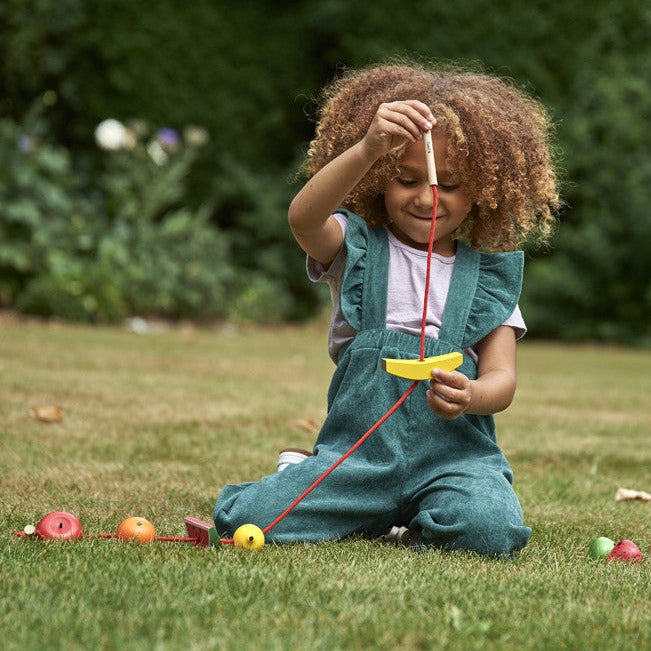 TickiT Nawlekana dla dzieci Drewniane owoce