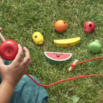 TickiT Nawlekana dla dzieci Drewniane owoce
