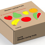 TickiT Nawlekana dla dzieci Drewniane owoce