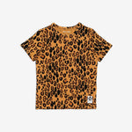 Mini Rodini Koszulka dziecięca Basic leopard Beige