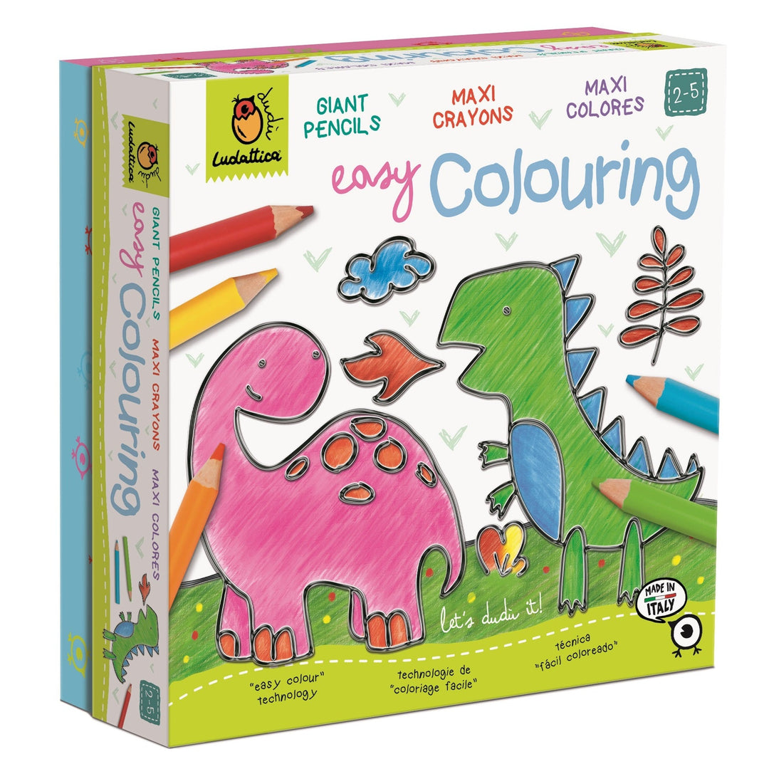 Ludattica Kolorowanka dla dzieci Crea dudu zestaw kreatywny dla maluszka Łatwe kolorowanie