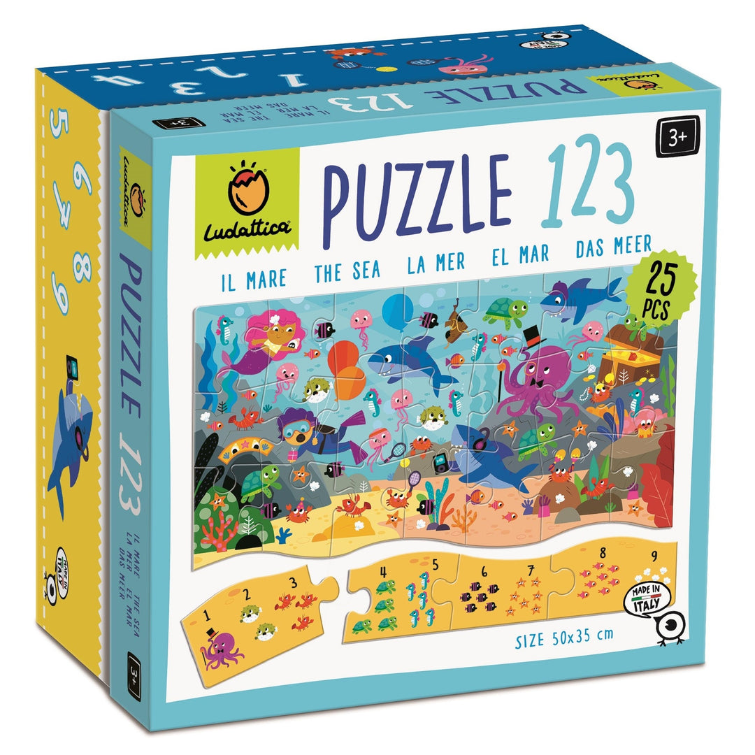 Ludattica Puzzle dla dzieci matematyczne Morze