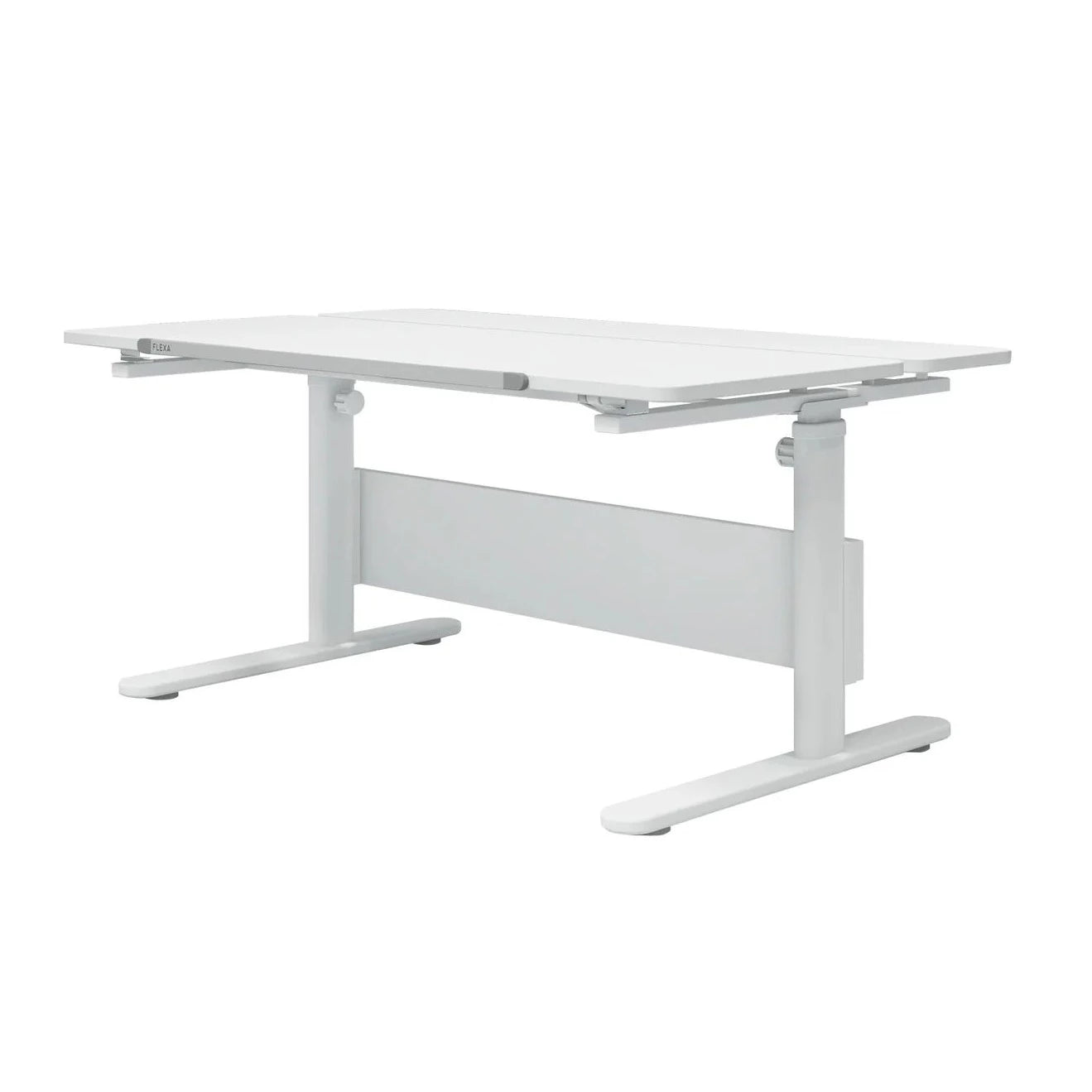 Flexa Biurko dziecięce do nauki dzielone z regulowaną wysokością i odchylanym blatem Evo Study Desk