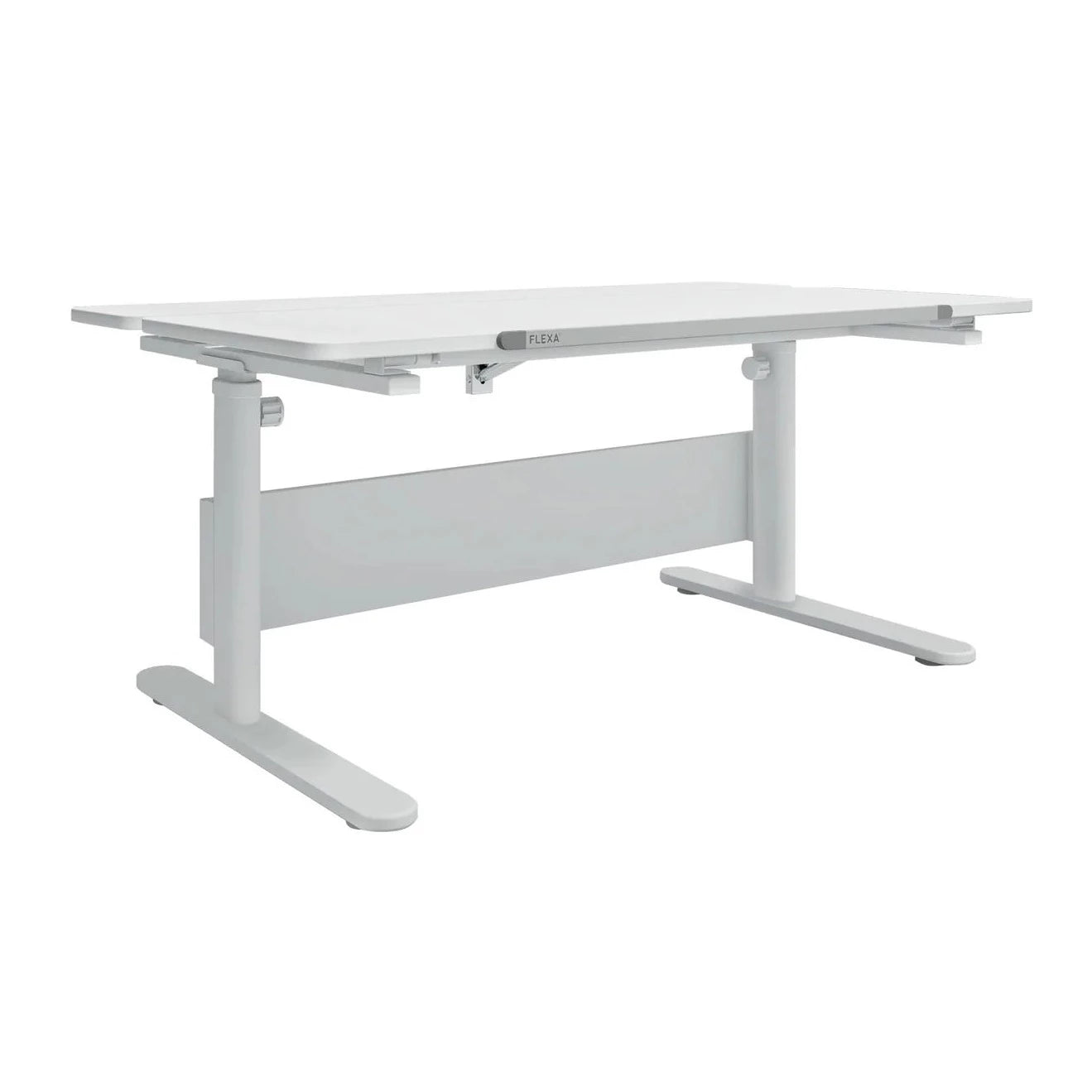Flexa Biurko dziecięce do nauki dzielone z regulowaną wysokością i odchylanym blatem Evo Study Desk