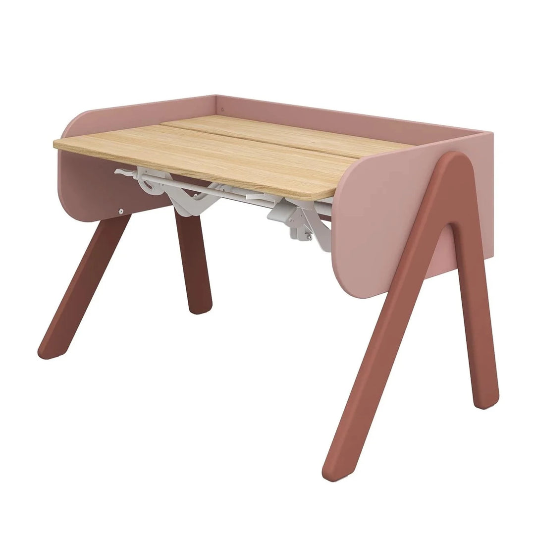 Flexa Ergonomiczne biurko dla dzieci Woody Popsicle Cherry Oak