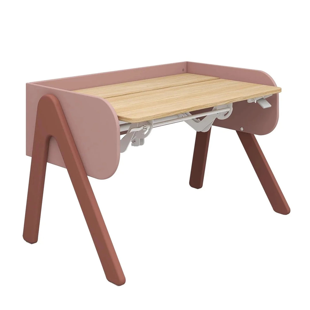 Flexa Ergonomiczne biurko dla dzieci Woody Popsicle Cherry Oak