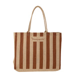 Bloomingville Torba dla mamy Torba na zakupy Bergamo Brown Jute