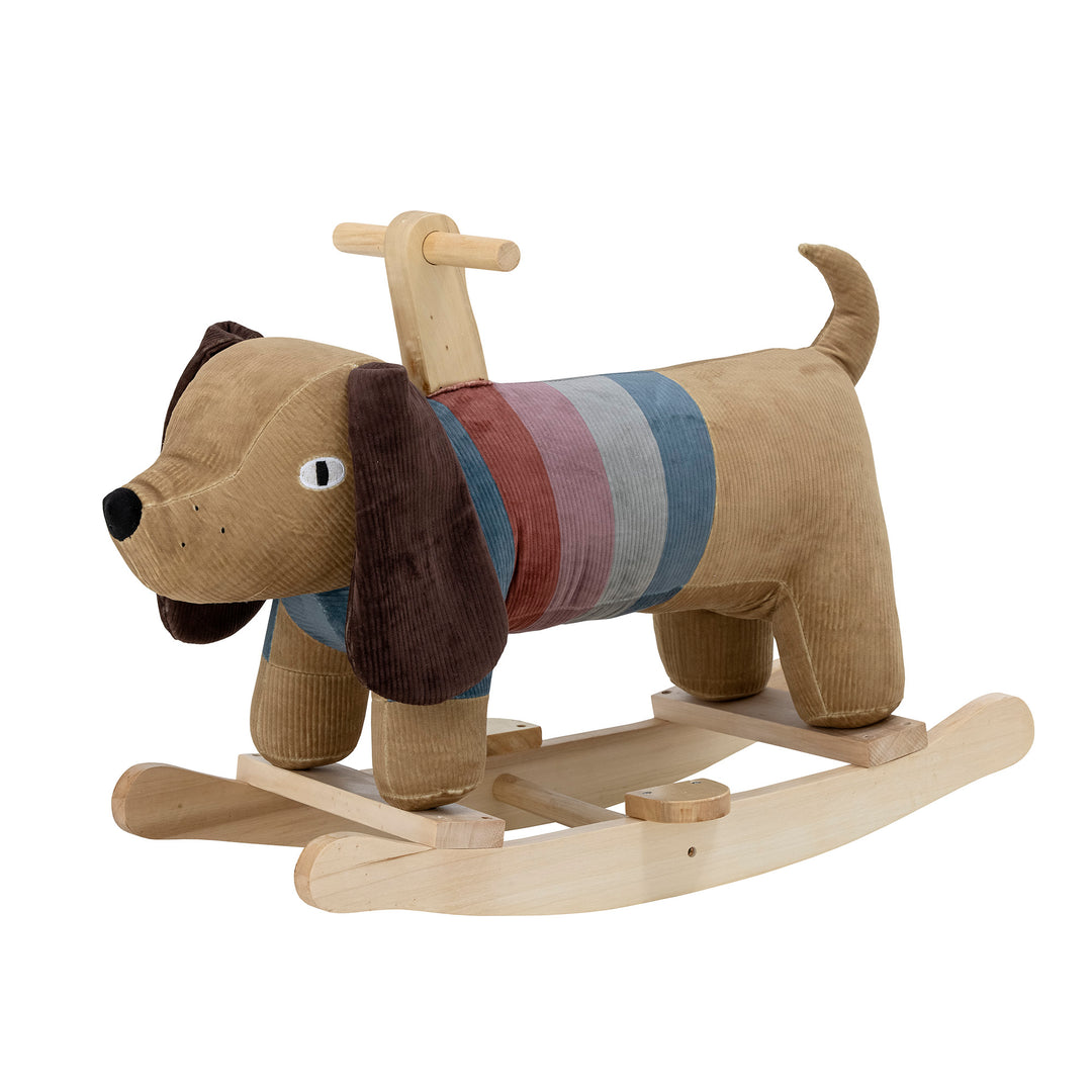 Bloomingville Zabawka na biegunach Charlie Rocking Toy Dog Brown